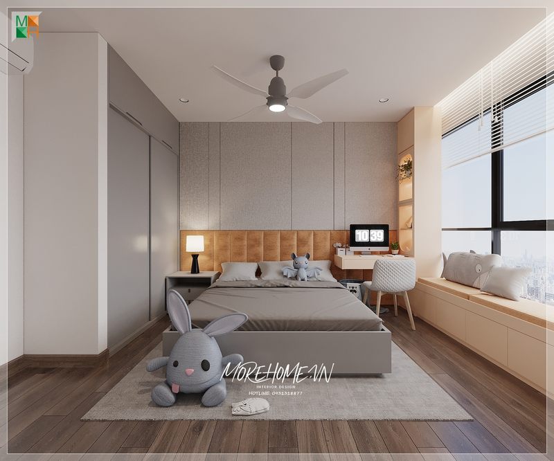 Tủ quần áo gỗ công nghiệp được thiết kế theo phong cách hiện đại cung cấp cho người sử dụng sự tiện nghi và ấn tượng.